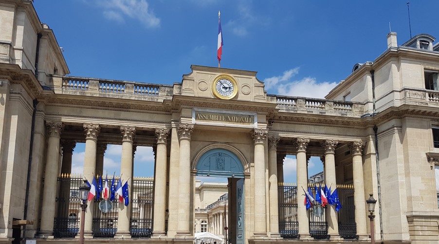 Restructuration de l’espace d'accueil du public au Palais Bourbon à Paris
