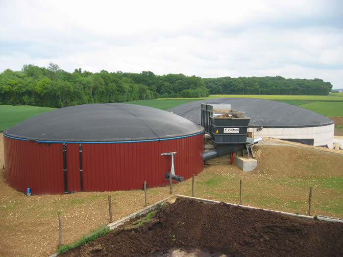 Installation biogaz