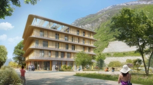 Montmelian(73) - AMO Construction du siège BEPOS de la Communauté de Communes Cœur de Savoie